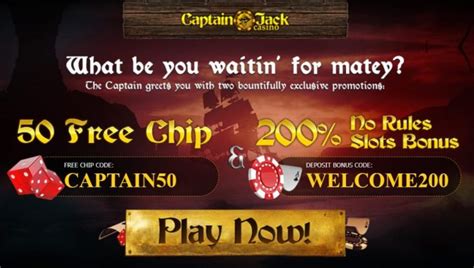  captain jack casino new player bonus